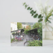 Fahrräder in Interlocken Postkarte (Stehend Vorderseite)