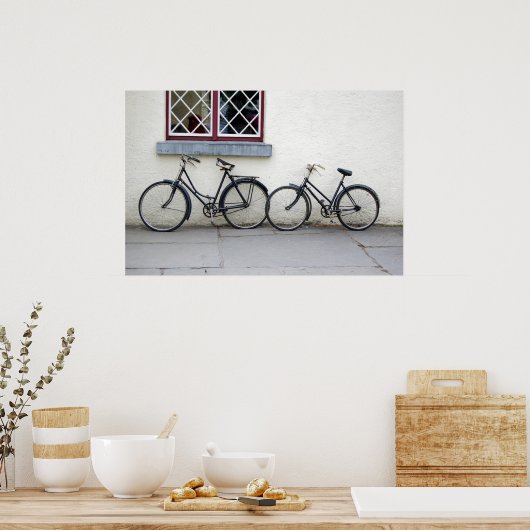 Fahrräder in Irland Poster (Küche)