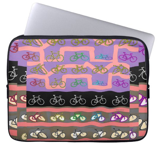 Fahrräder Laptopschutzhülle (Vorderseite)