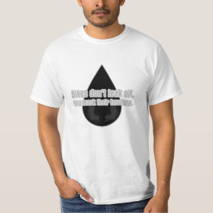 Fahrräder lecken nicht sie markieren Gebiet T-Shirt