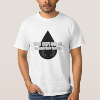 Fahrräder lecken nicht sie markieren Gebiet T-Shirt