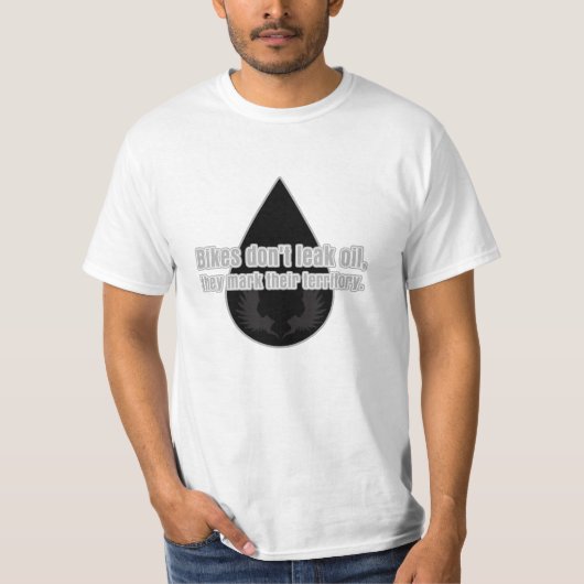 Fahrräder lecken nicht sie markieren Gebiet T-Shirt (Vorderseite)