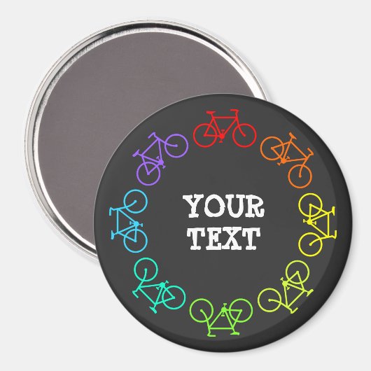Fahrräder Magnet (Vorderseite/Rückseite)