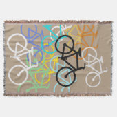 Fahrräder. mit Ihrer eigenen Hintergrundfarbe Decke (Vorderseite)