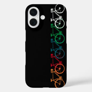 Fahrräder mit verschiedenen Farben iPhone 16 Hülle