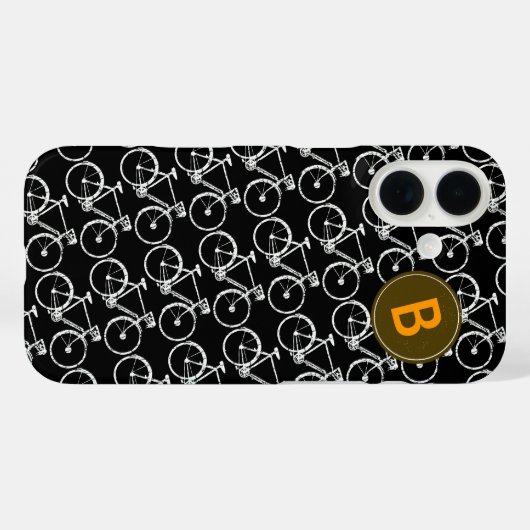 Fahrräder+Muster personalisiert Case-Mate iPhone Hülle (Rückseite (Horizontal))