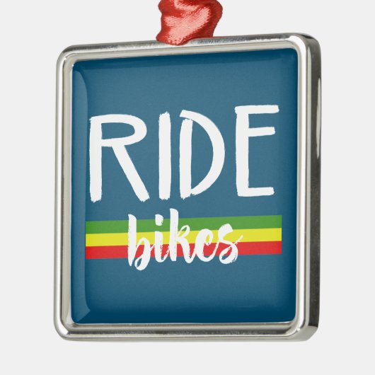 Fahrräder Ornament Aus Metall (Links)