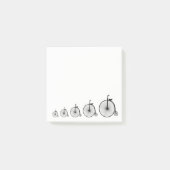 Fahrräder Post-it Klebezettel (Vorderseite)