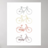 Fahrräder Poster (Vorne)