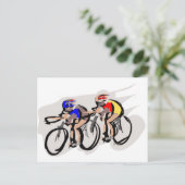Fahrräder Postkarte (Stehend Vorderseite)