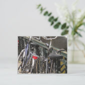 Fahrräder Postkarte (Stehend Vorderseite)