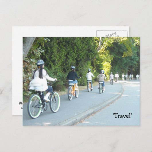 Fahrräder Postkarte (Vorne/Hinten)