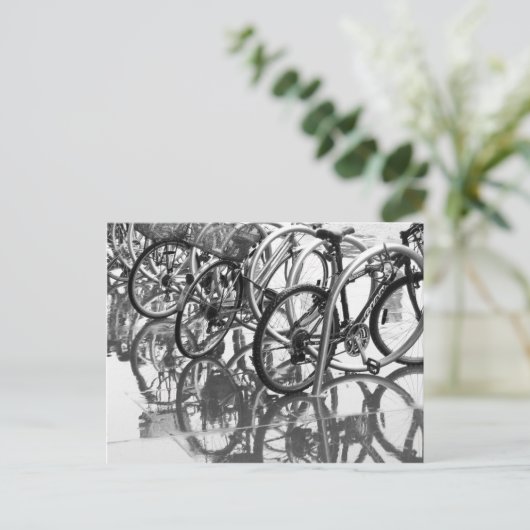 Fahrräder Postkarte (Stehend Vorderseite)