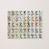 Fahrräder Puzzle (Horizontal)