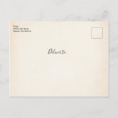 Fahrräder Save the Date Ankündigungspostkarte (Rückseite)