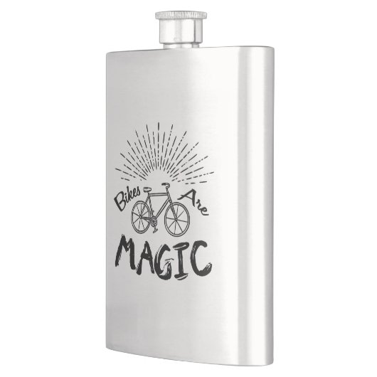 Fahrräder sind magisch flachmann (Links)
