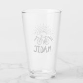 Fahrräder sind magisch glas (Rückseite)