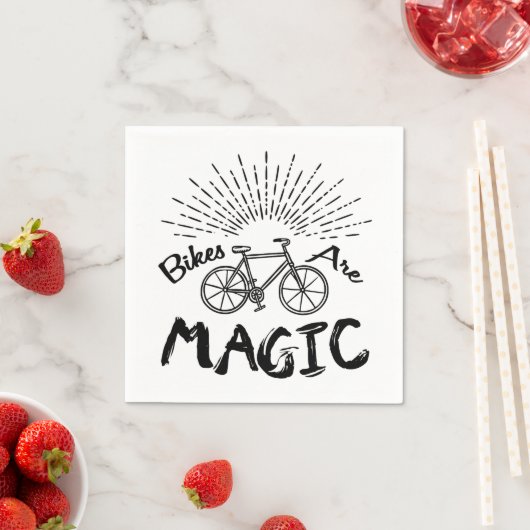 Fahrräder sind magisch serviette (Beispiel)