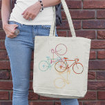 Fahrräder Tragetasche<br><div class="desc">Einfaches Fahrraddesign Canvasbag.</div>