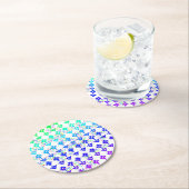 Fahrräder und Blume Papier Untersetzer (Vor Ort)