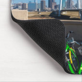 Fahrräder und Dallas Mousepad (Ecke)