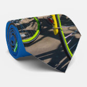 Fahrräder und Dallas Neck Tie Krawatte (Gerollt)