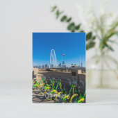 Fahrräder und Dallas Postkarte (Stehend Vorderseite)