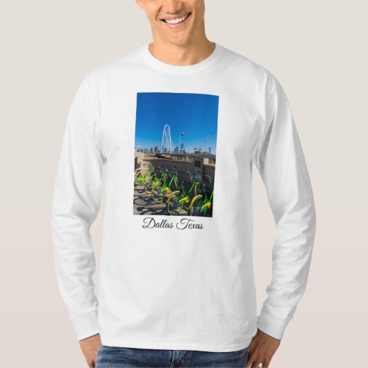 Fahrräder und Dallas T-Shirt (Vorderseite)