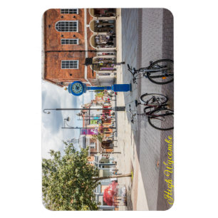 Fahrräder und die Millenium-Uhr, Hoher Wycombe Magnet