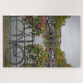 Fahrräder und Kanäle in Amsterdam - 20x30 - PC Puzzle (Horizontal)