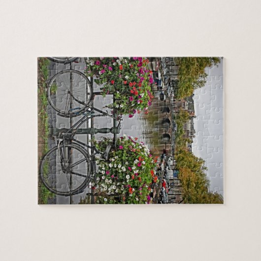 Fahrräder und Kanäle in Amsterdam - 8x10 - PC 110 Puzzle (Horizontal)