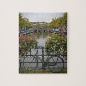 Fahrräder und Kanäle in Amsterdam - 8x10 - PC 110 Puzzle (Vertikal)