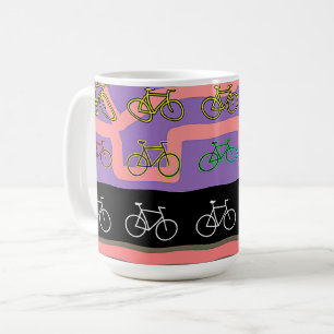 Fahrräder wiederholen kaffeetasse