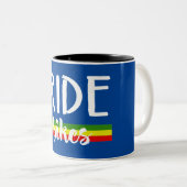Fahrräder Zweifarbige Tasse (VorderseiteRechts)