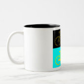 Fahrräder Zweifarbige Tasse (Links)