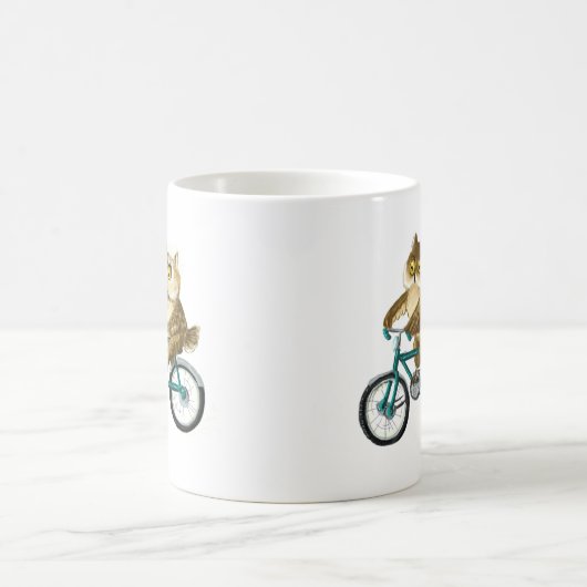 Fahrradeulen Kaffeetasse (Mittel)