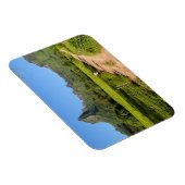 Fahrradfahren auf dem rechteckigen Magneten Moorea Magnet (Rechte Seite)