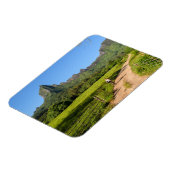 Fahrradfahren auf dem rechteckigen Magneten Moorea Magnet (Linke Seite)