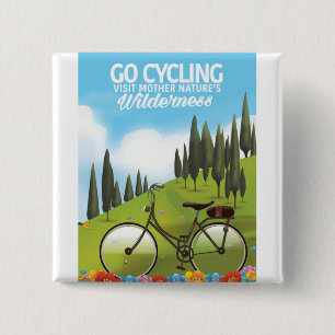 Fahrradfahren "Besuchen Sie die Wildnis der Mutter Button