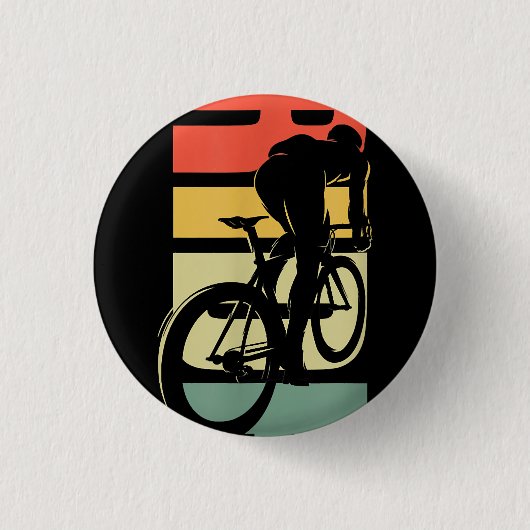 Fahrradfahren Button (Vorderseite)