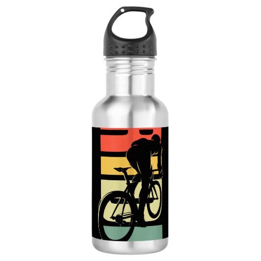 Fahrradfahren Edelstahlflasche (Vorderseite)
