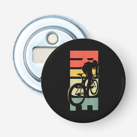 Fahrradfahren Flaschenöffner (Vorderseite)
