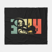 Fahrradfahren Fleecedecke (Vorderseite (Horizontal))