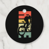Fahrradfahren Geschenkanhänger (Rückseite)