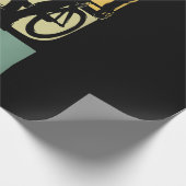Fahrradfahren Geschenkpapier (Ecke)