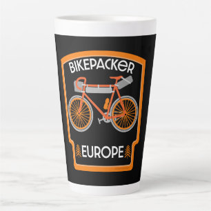 Fahrradfahren in Europa Milchtasse