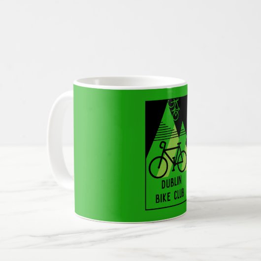 Fahrradfahren in Irland Kaffeetasse (Vorderseite Links)