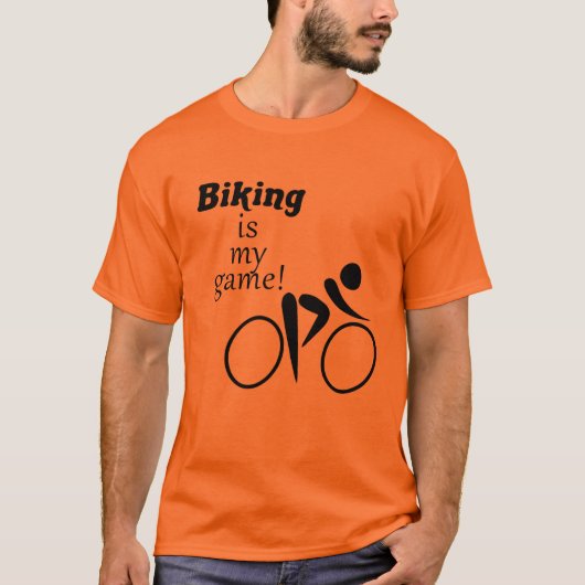 Fahrradfahren ist mein Spiel! T-Shirt (Vorderseite)