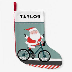 Fahrradfahren Kleiner Weihnachtsstrumpf