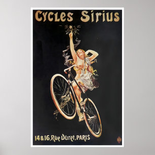 Fahrradfahren Kunst Radfahren Poster Fahrräder Sir